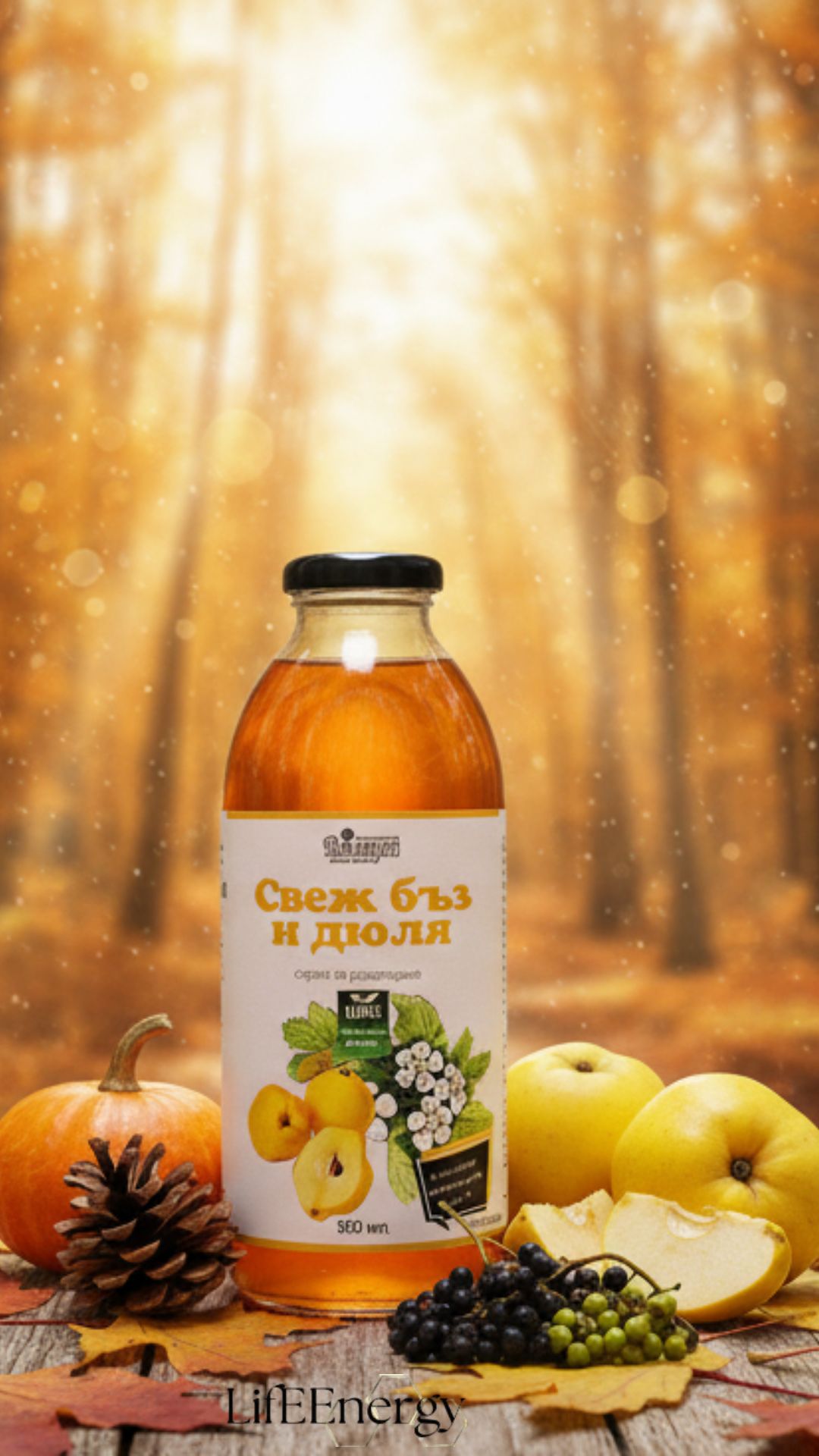 Сироп от свеж бъз и боровинка