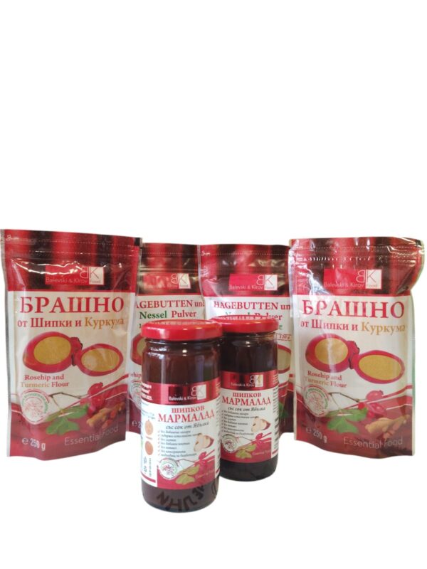 Шипков мармалад и брашно по избор