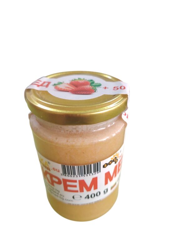 Крем мед с ягода