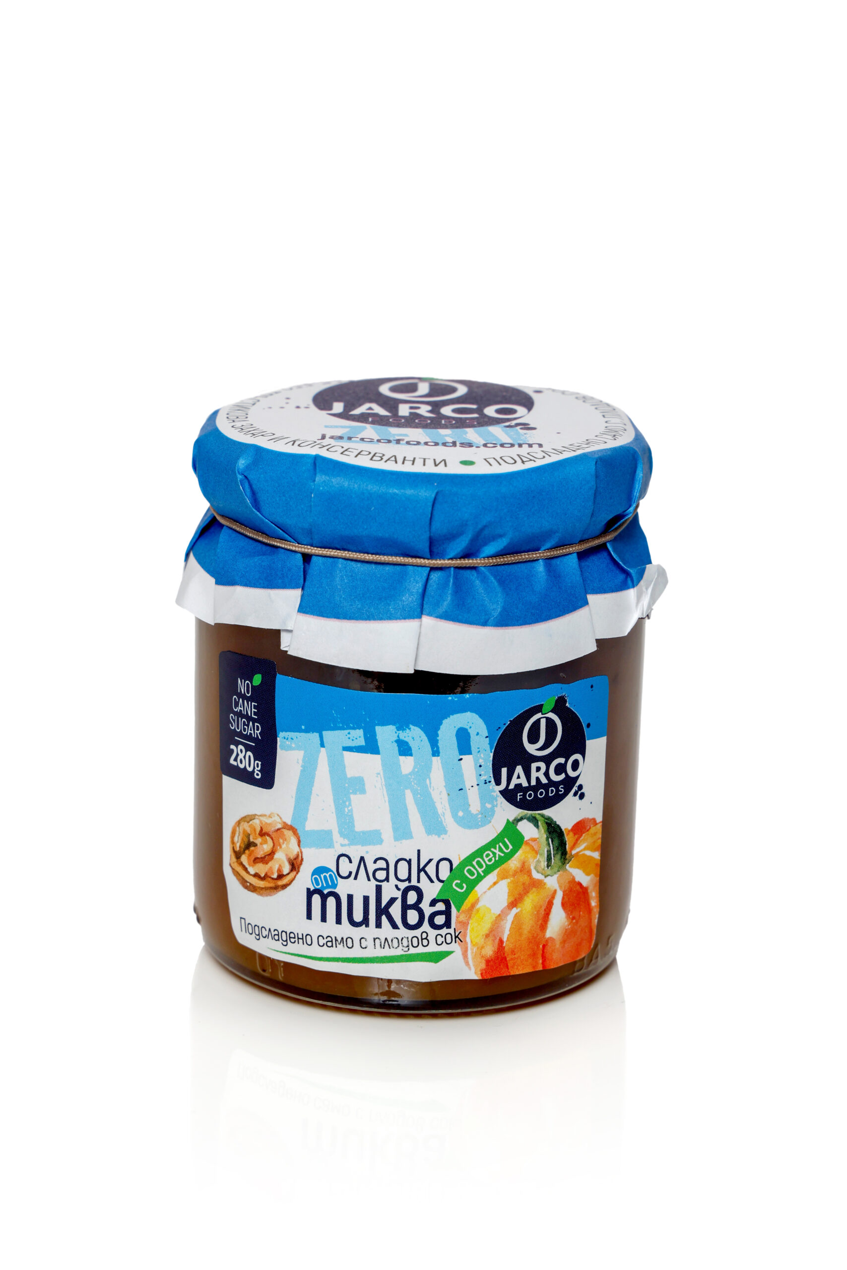 Jarco ZERO – Сладко от тиква с орехи и канела (280 г)
